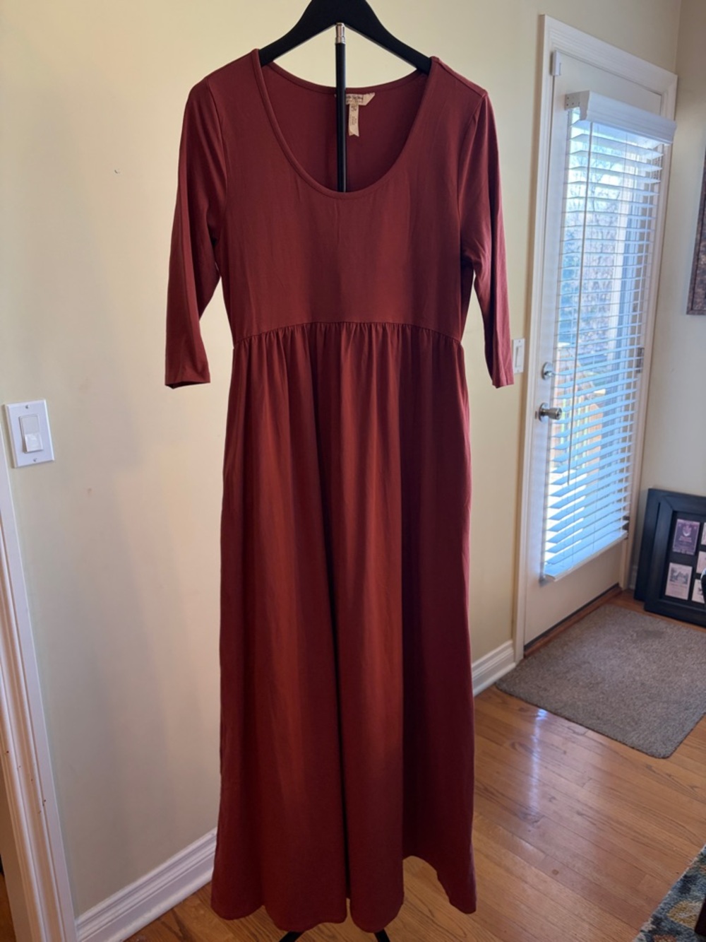 Matilda Jane Rust Scoop-Neck Maxi Dress